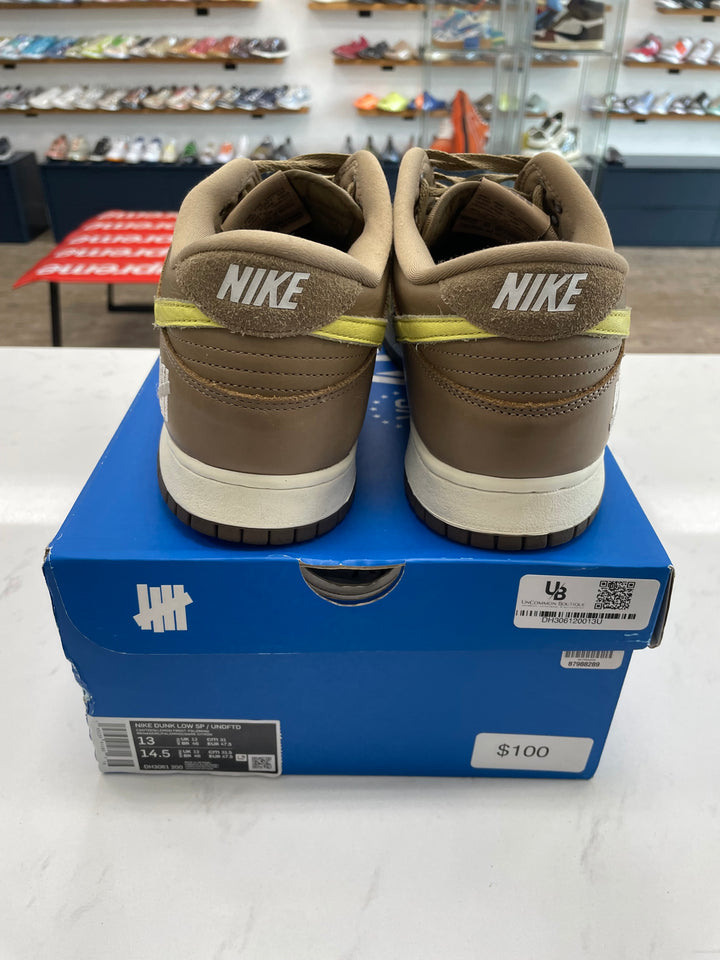 Nike Dunk Low SP Undefeated Canteen Dunk vs. AF1 Pack- Worn