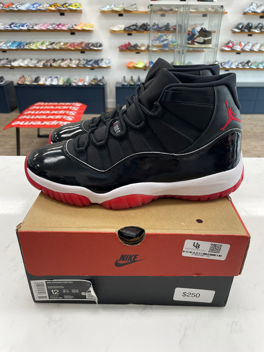 Jordan 11 Retro Playoffs Bred (2019)- Worn