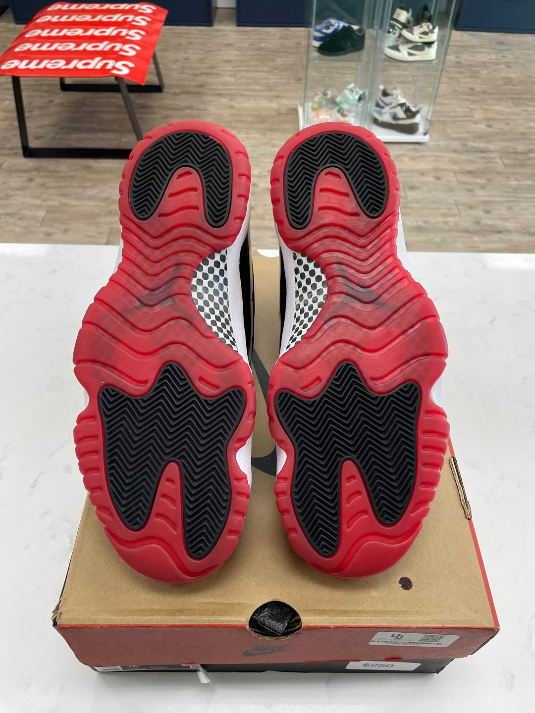 Jordan 11 Retro Playoffs Bred (2019)- Worn