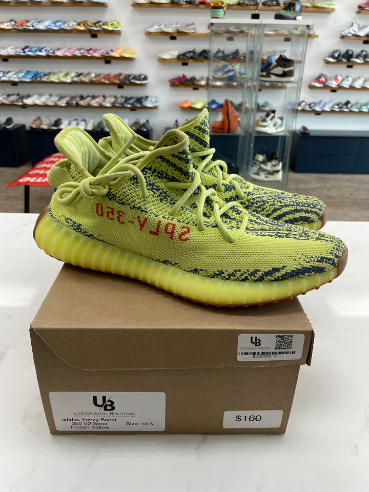 adidas Yeezy Boost 350 V2 Semi Frozen Yellow- Worn