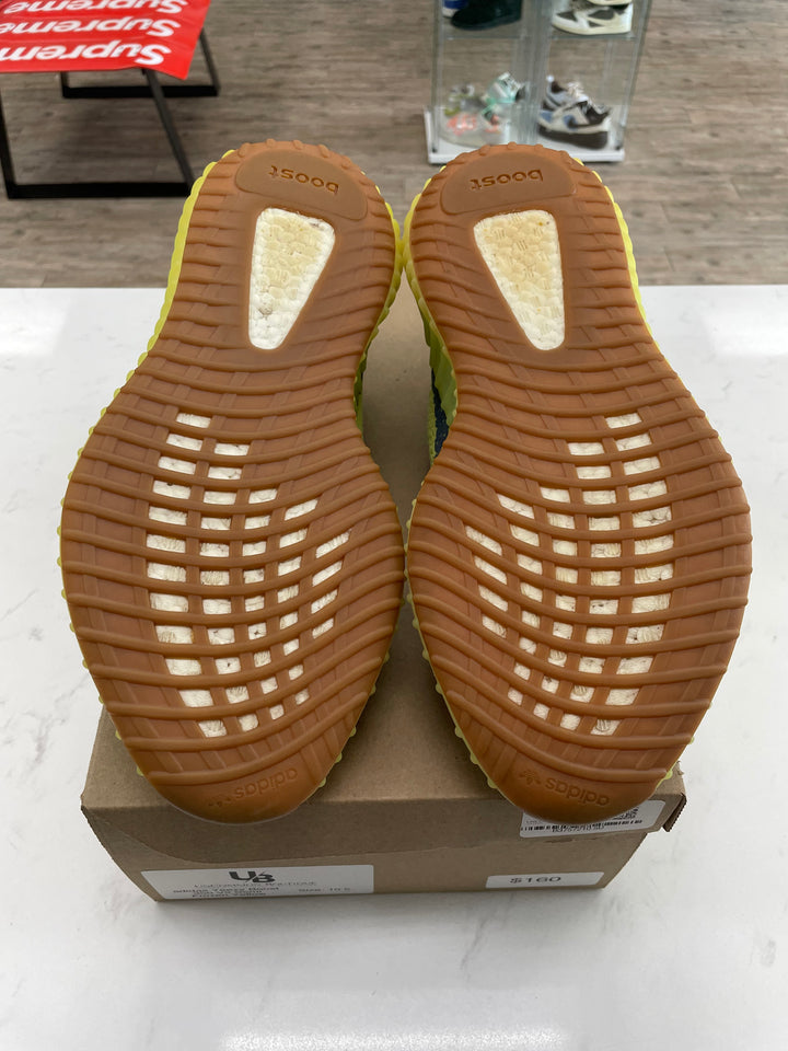 adidas Yeezy Boost 350 V2 Semi Frozen Yellow- Worn