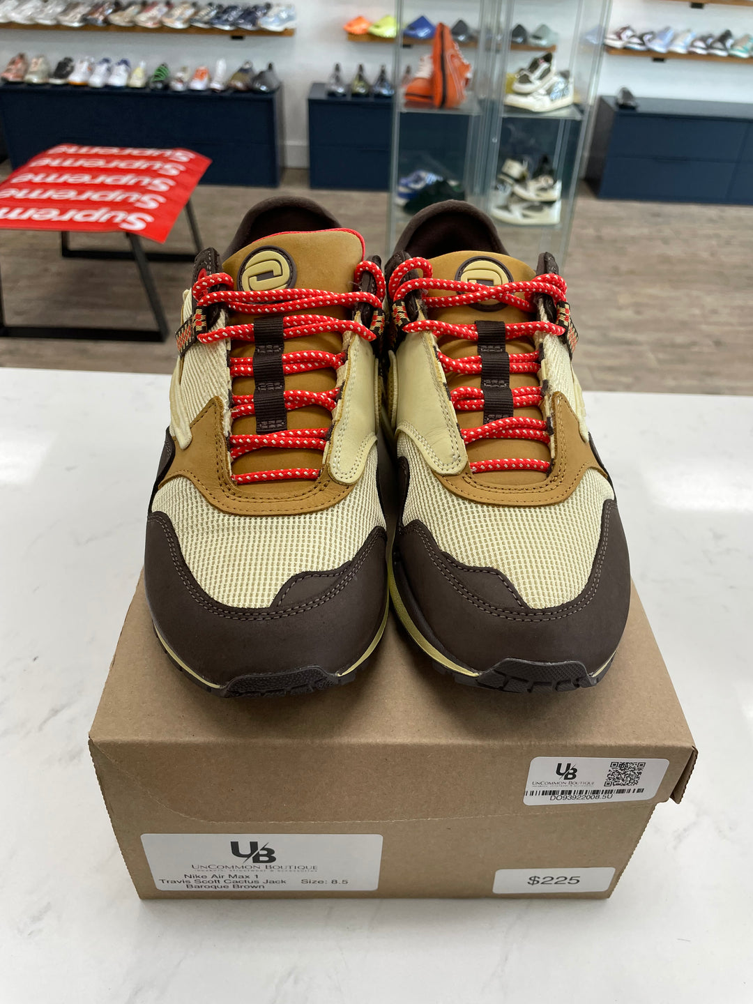 Nike Air Max 1 Travis Scott Cactus Jack Baroque Brown- Worn