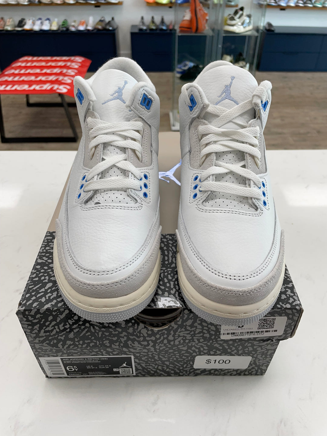 Jordan 3 Retro Lucky Shorts (GS)- Worn