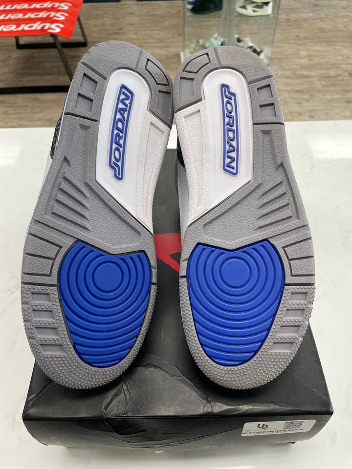 Jordan 3 Retro Racer Blue (GS)- Worn