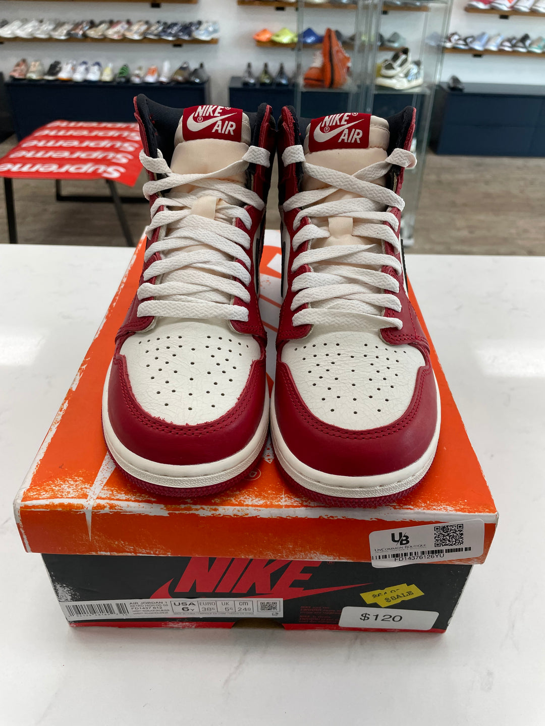 Jordan 1 Retro High OG Chicago Lost and Found (GS)- Worn