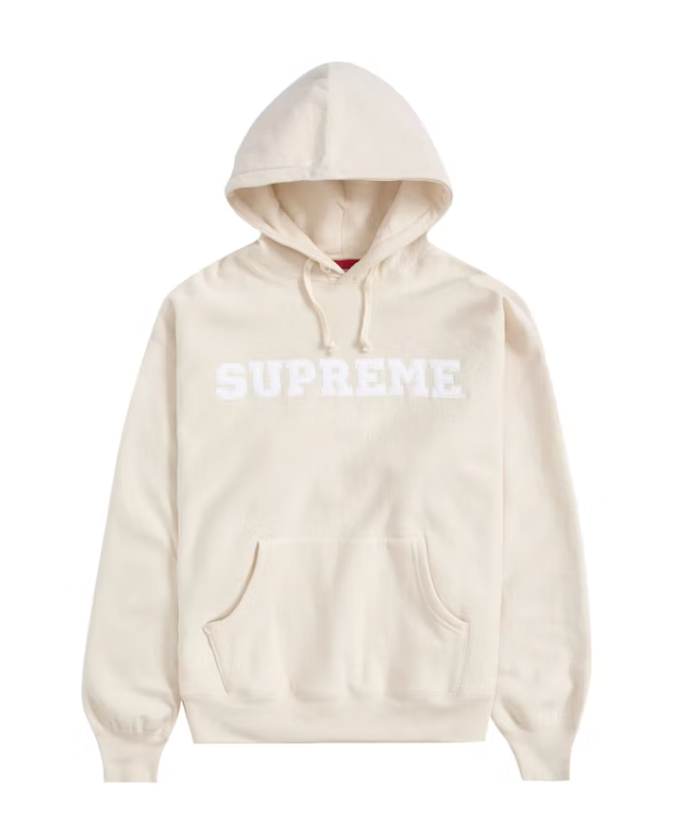 Supreme Collegiate Hooded Sweatshirt Natural – UnCommon Boutique