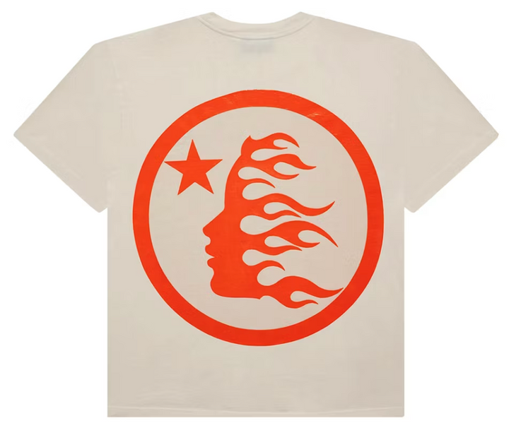 Hellstar Classic T-shirt (Regular Print) White/Orange