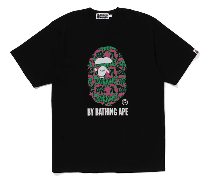 BAPE Color Camo Tee Ladies Black/Purple