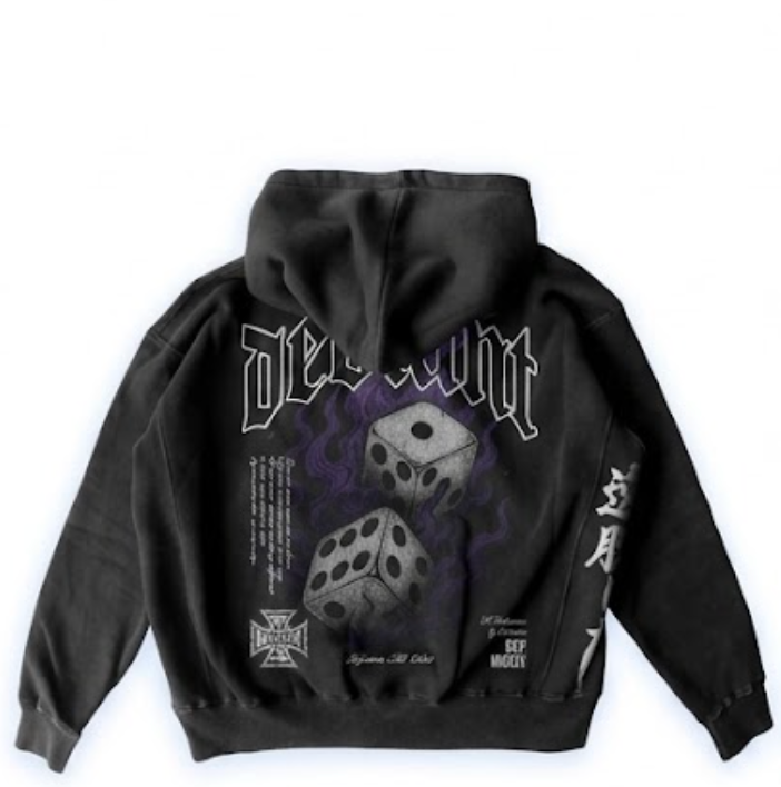Deviant Double or Nothing Hoodie Black