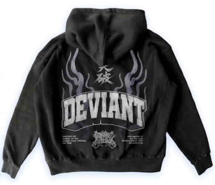 Deviant 万難笑碳 Hoodie Black