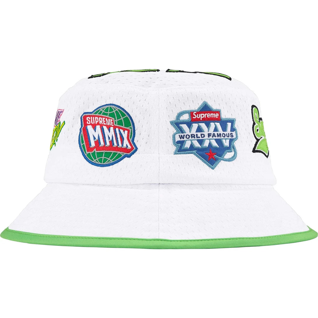 Supreme Playoffs Mesh Crusher Hat White