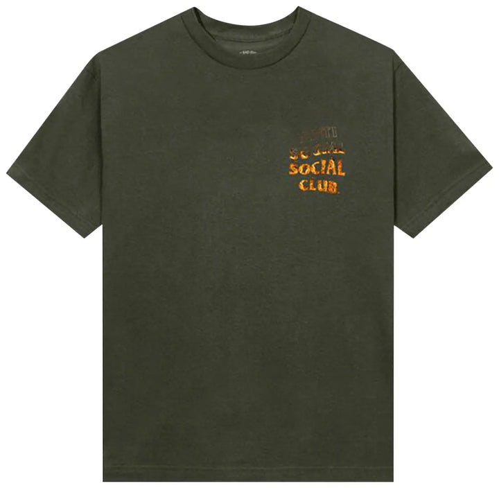 Anti Social Social Club A Fire Inside Tee Green