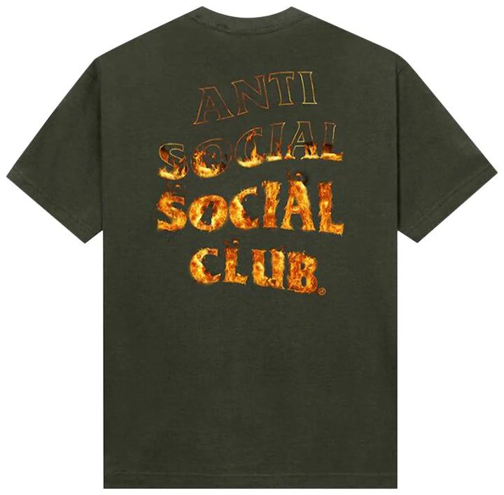 Anti Social Social Club A Fire Inside Tee Green