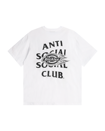 ASSC x DICKIES Flame Tee White