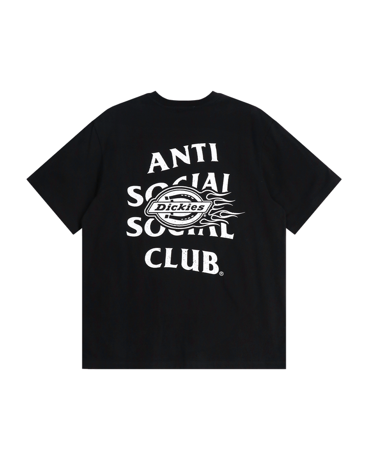 ASSC x DICKIES Flame Tee Black