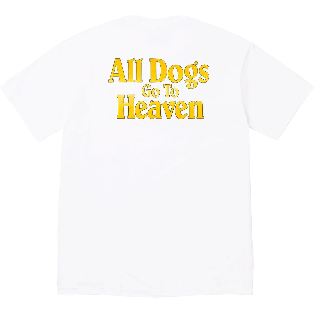 Supreme All Dogs Go To Heaven Tee White