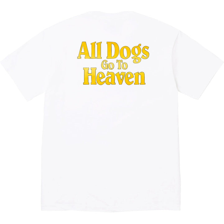 Supreme All Dogs Go To Heaven Tee White