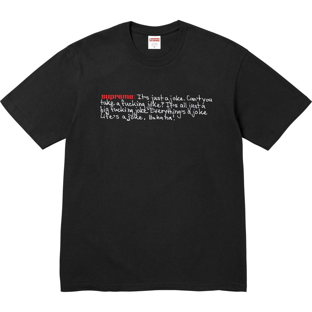 Supreme Joke Tee Black
