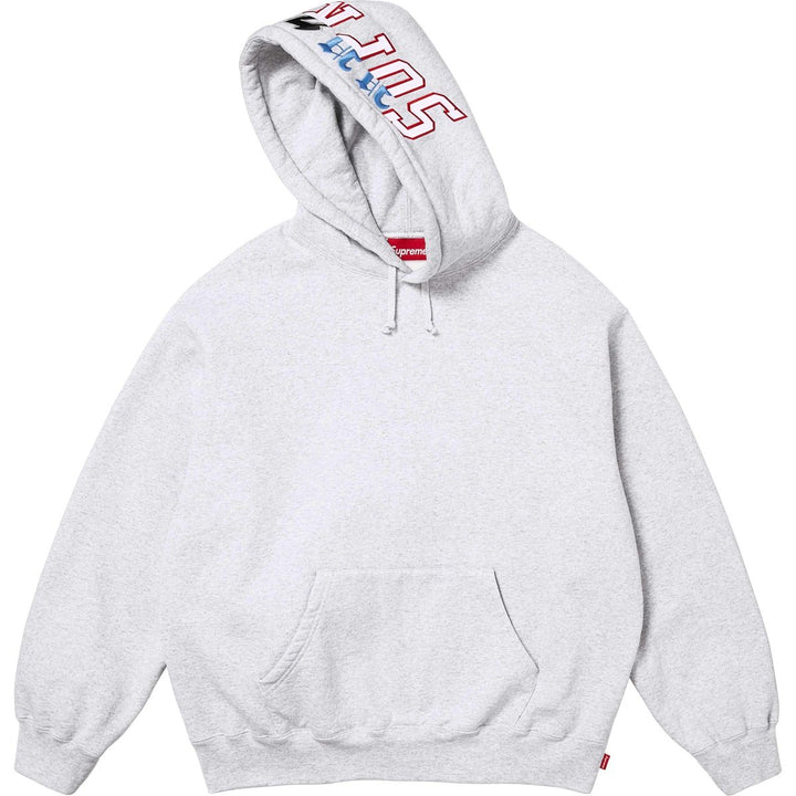 Supreme Multi Logos Hooded Sweatshirt Heather Grey