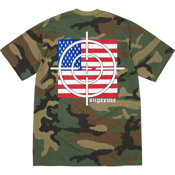 Supreme Target Tee Woodland Camo