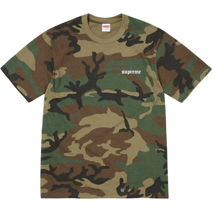 Supreme Target Tee Woodland Camo