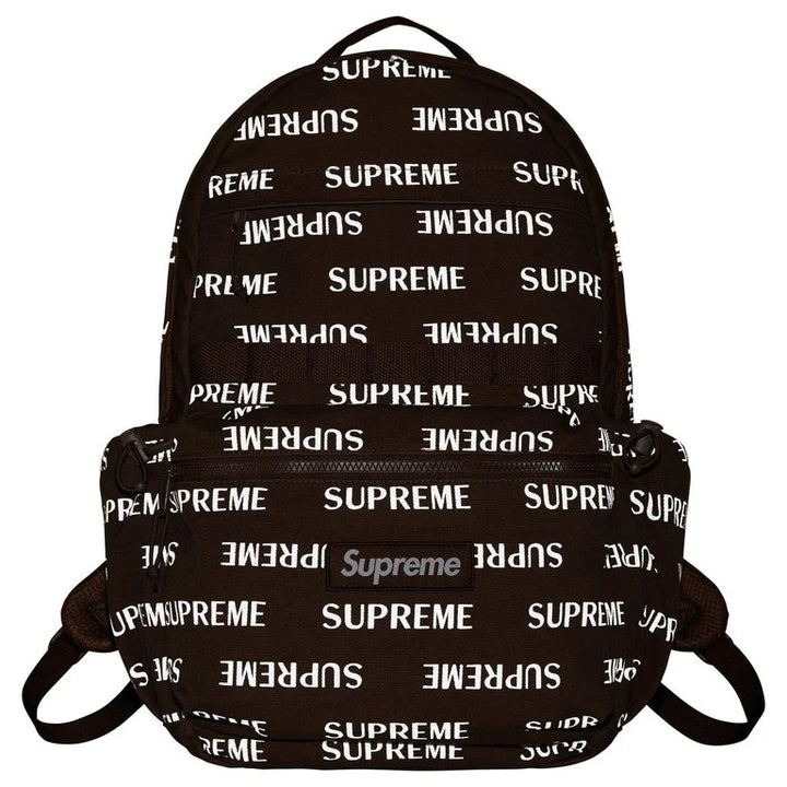 Supreme Logo Backpack (FW26) Black