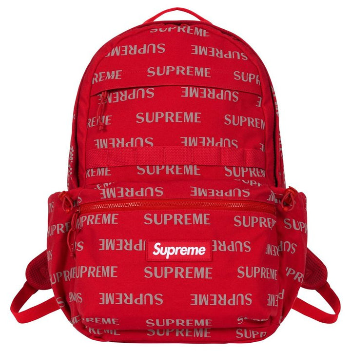 Supreme Logo Backpack (FW26) Red