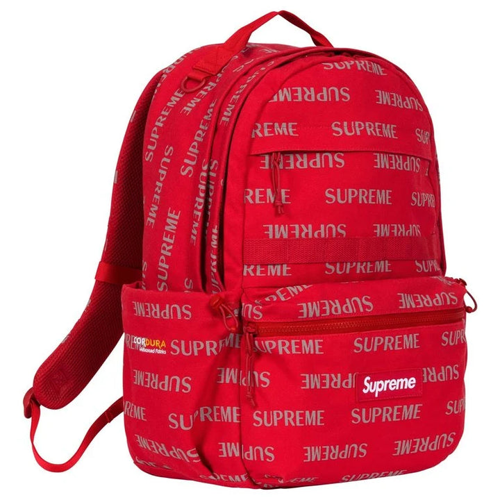 Supreme Logo Backpack (FW26) Red