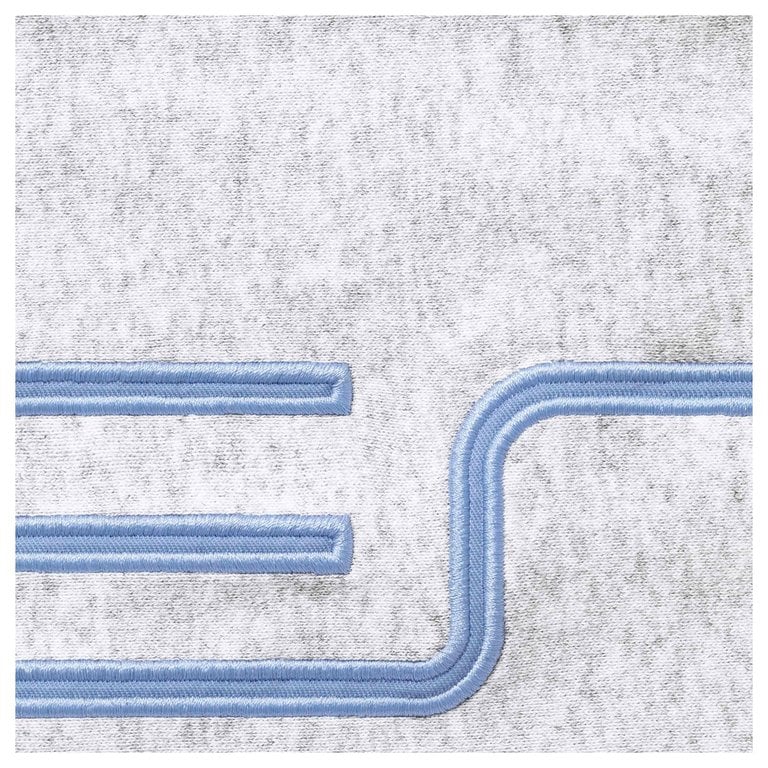 Supreme Connect Zip Up Hooded Sweatshirt Heather Grey