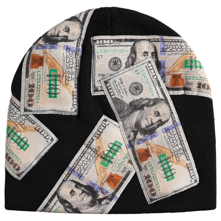 Supreme Money Beanie Black