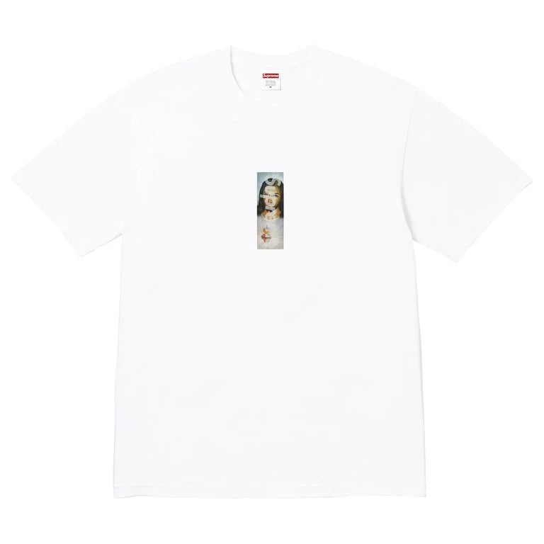 Supreme Prayer Card Box Logo Tee White