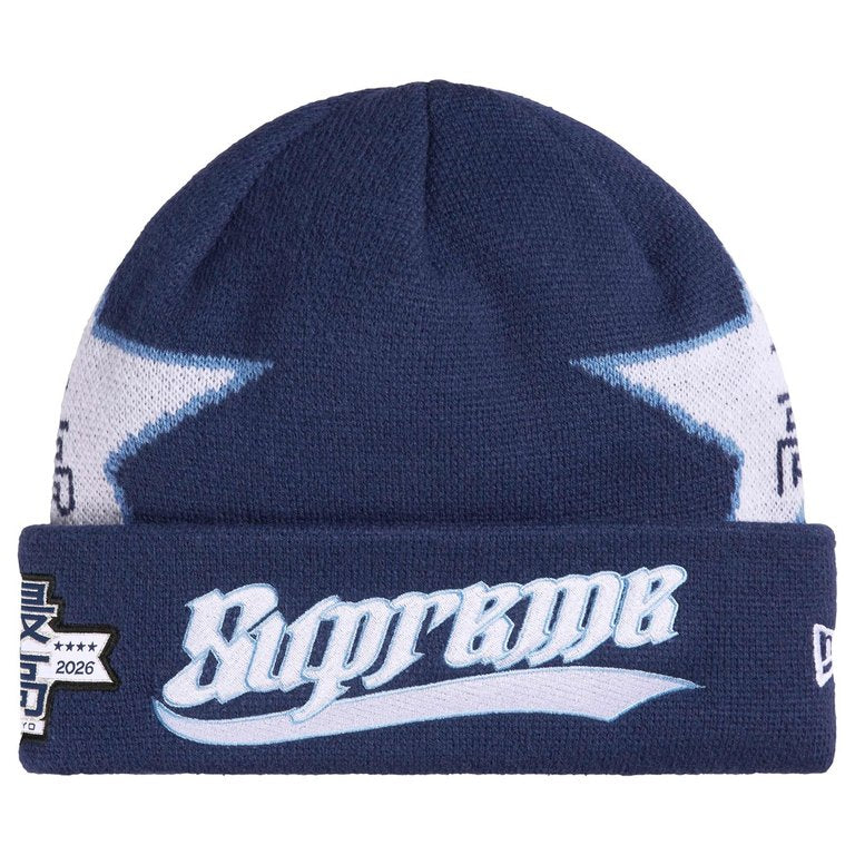 Supreme New Era Stars Beanie