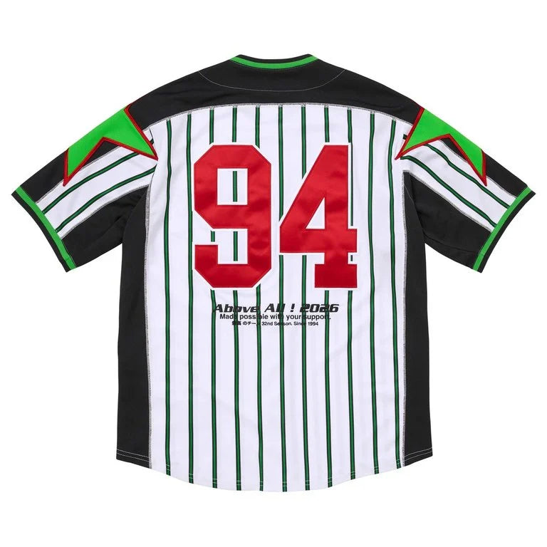 Supreme Star Baseball Jersey White