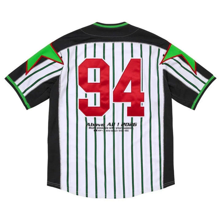 Supreme Star Baseball Jersey White