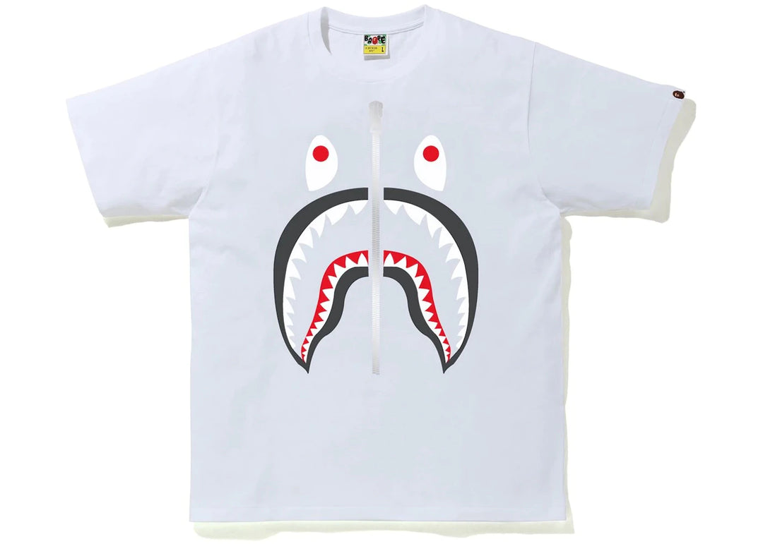 BAPE Shark Tee White