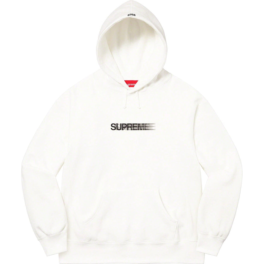 Supreme Motion Logo Hooded Sweatshirt (SS23)White